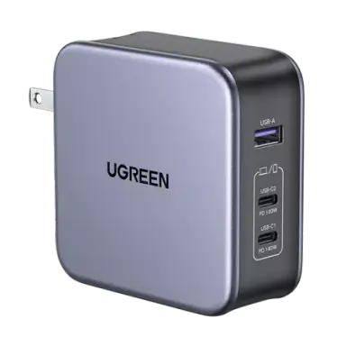 Ugreen Nexode 140W USB C GaN Charger-3 Ports Wall Charger (90549)