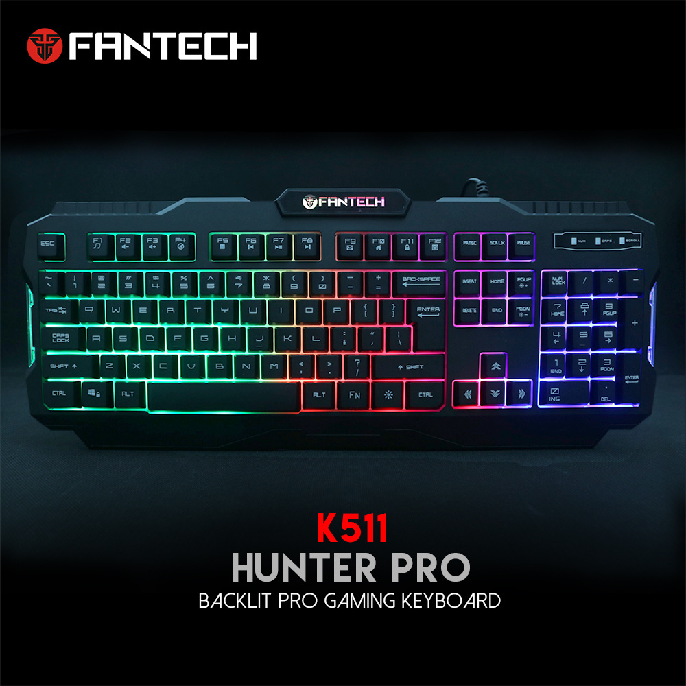 Fantech Hunter-Pro K511 Backlit Pro Gaming Keyboard