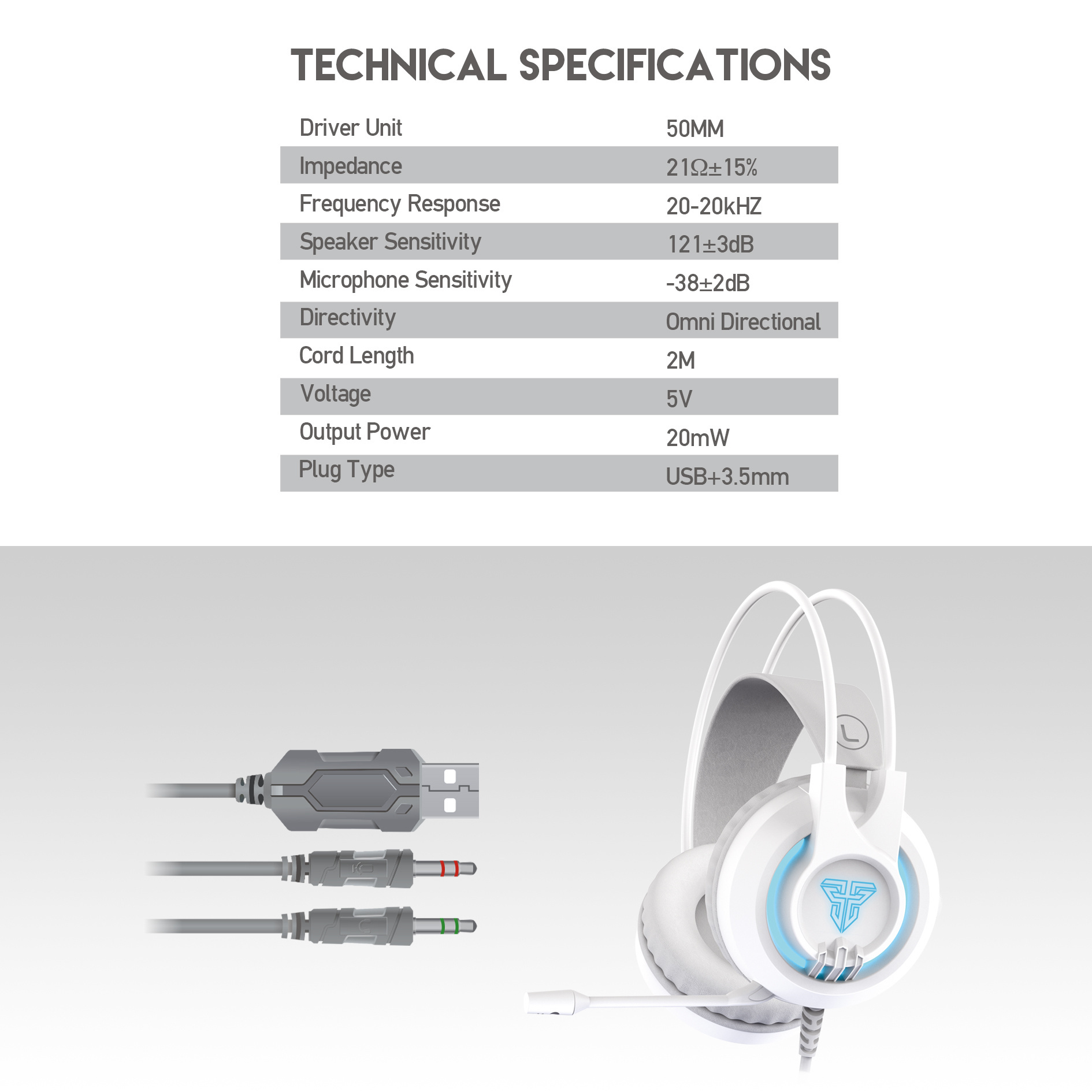 Fantech Chief II HG20 RGB Gaming Headset